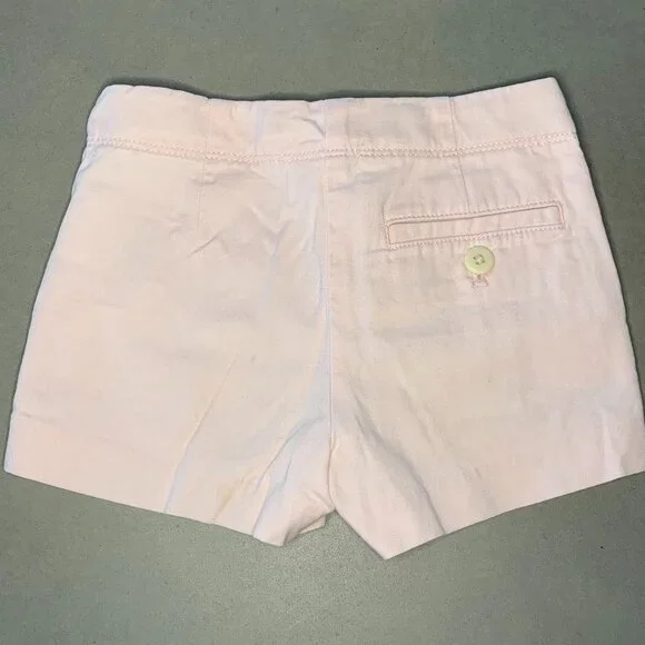 Crewcuts Girls Pink Chino Shorts Size 3 Classic J.Crew Kids Summer Shorts - Picture 2 of 3